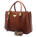 Bolsa Feminina Lorena Média Shopbag Bordada Linea Lançamento