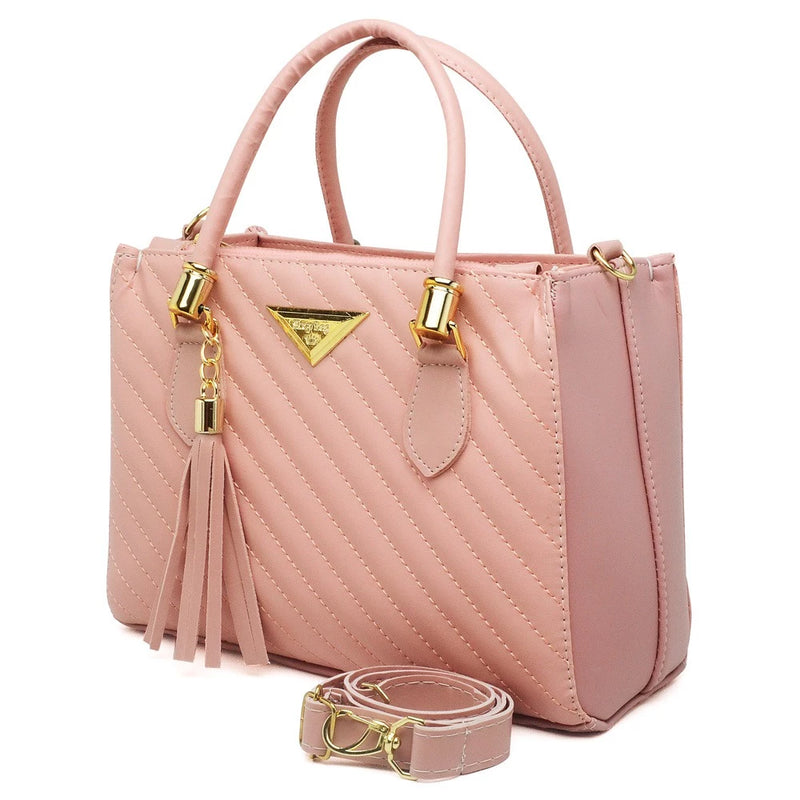 Bolsa Feminina Lorena Média Shopbag Bordada Linea Lançamento