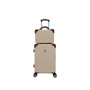 Mala De Viagem 10 KG 9KG 4 Roda Gira 360 Grau Fibra + Frasqueira codigo:2324