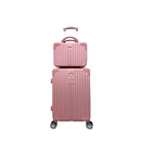 Mala De Viagem 10 KG 9KG 4 Roda Gira 360 Grau Fibra + Frasqueira codigo:2324