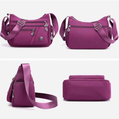 Bolsa Feminina Transversal Impermeável Nylon Tiracolo Boa Qualidade Compacto xiuxianxilie ref: b112