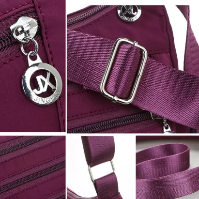 Bolsa Feminina Transversal Impermeável Nylon Tiracolo Boa Qualidade Compacto xiuxianxilie ref: b112
