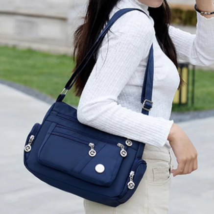 Bolsa Feminina Transversal Impermeável Nylon Tiracolo Boa Qualidade Compacto xiuxianxilie ref: b112