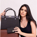 Bolsa Tote Madame Aurora + Carteira Feminina – Conjunto Sofisticado