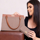 Bolsa Tote Madame Aurora + Carteira Feminina – Conjunto Sofisticado