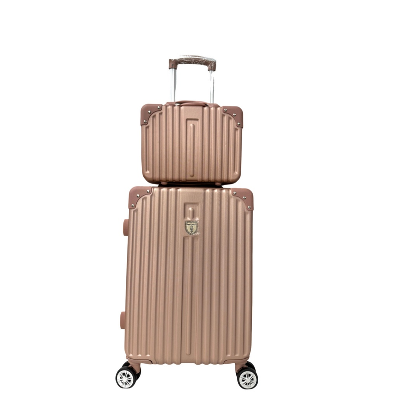 Mala De Viagem 10 KG 9KG 4 Roda Gira 360 Grau Fibra + Frasqueira codigo:2324