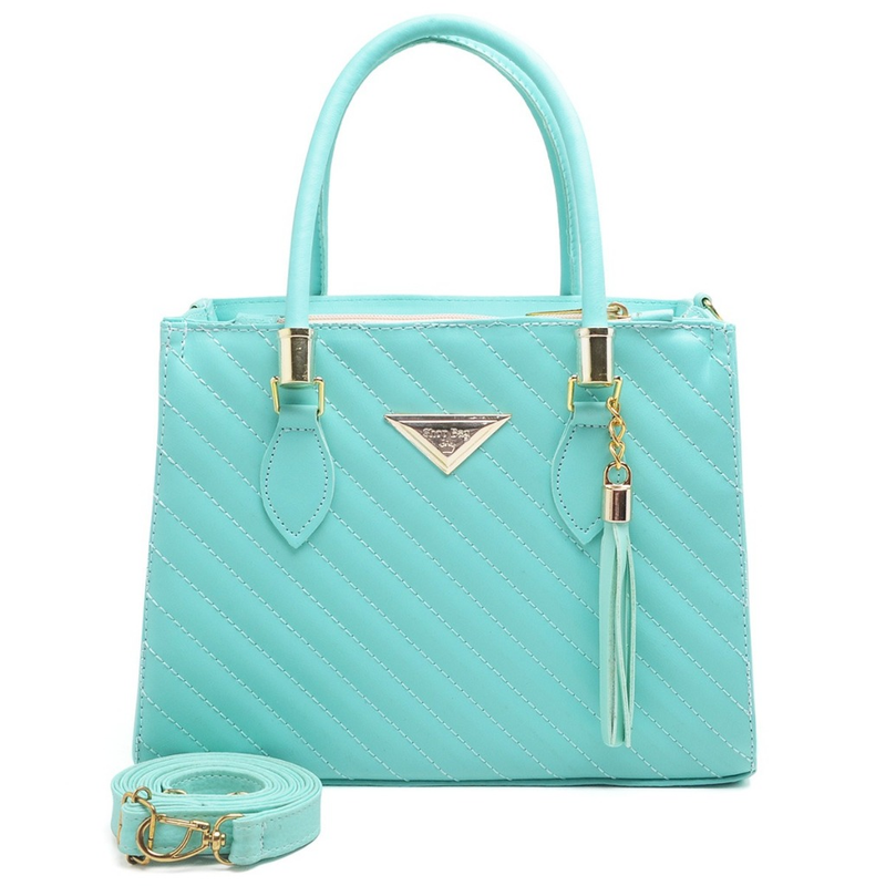 Bolsa Feminina Lorena Média Shopbag Bordada Linea Lançamento