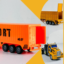 Caminhão Com Controle Remoto Recarregável Com Luz Modelos Peterbilt E Scania Carreta Volvo Bicudao