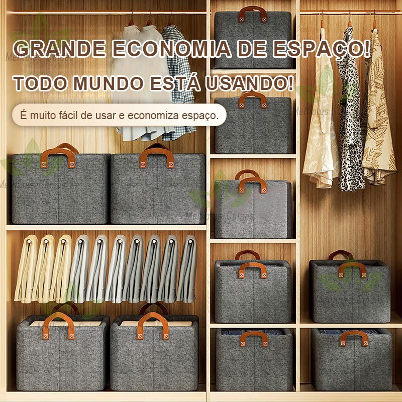 Caixa De Armazenamento De Roupas Arrumados Grade Para Íntimas E Calças