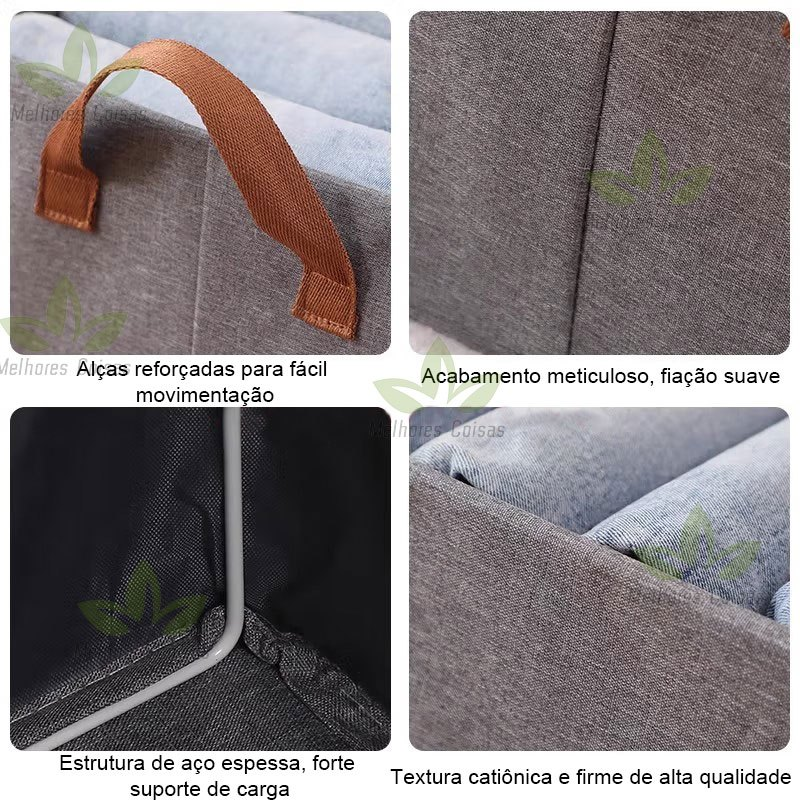 Caixa De Armazenamento De Roupas Arrumados Grade Para Íntimas E Calças