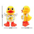 Brinquedo Pato Patinho Dançante Musical Dança, Anda, Mexe, com Luz E Som