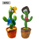 Cacto Dançante Falante Interativo – Repete, Dança, Toca Música e Acende Luzes