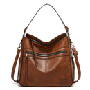 Bolsa grande De Ombro e transversal Feminina De Couro PU