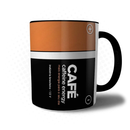 Caneca Café Pilha Caffeine Energy Geek Nerd Presente Criativo Amigo ou Amiga - Xícara Criativa