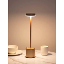 Luminária De Mesa Com Toque Recarregável LED Moderna Abajur Restaurante USB Para Leitura COD