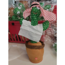 Cacto Dançante Falante Interativo – Repete, Dança, Toca Música e Acende Luzes