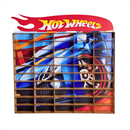 Porta Carrinhos Hot Wheels Expositor 50 Carrinhos Madeira Mdf Colecionaveis