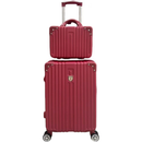 Mala De Viagem 10 KG 9KG 4 Roda Gira 360 Grau Fibra + Frasqueira codigo:2324