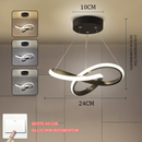 Lustre de Teto Moderna para Sala e Cozinha - Luminária Pendente LED Nordic