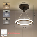 Lustre de Teto Moderna para Sala e Cozinha - Luminária Pendente LED Nordic