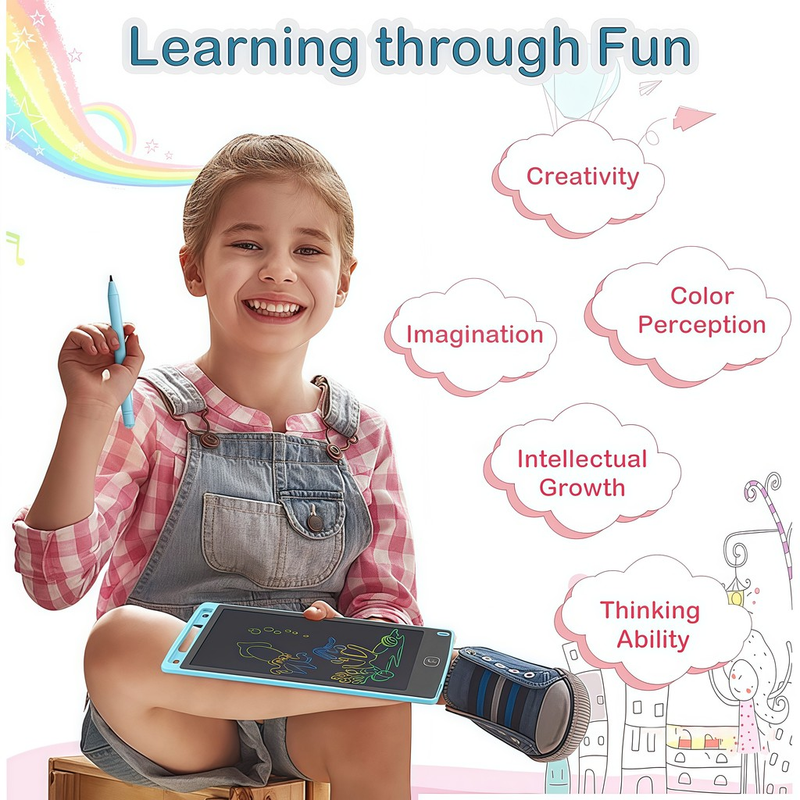 Lousa Mágica Tela Lcd Tablet Infantil De Escrever E Desenhar 8.5/10/12 Polegadas brinquedo infantil Para menina/menino