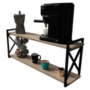 Prateleira Estilo Industrial – Madeira e Metal para Decoração Moderna